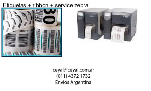 Etiquetas   ribbon   service zebra