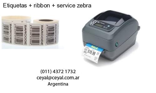 Etiquetas   ribbon   service zebra