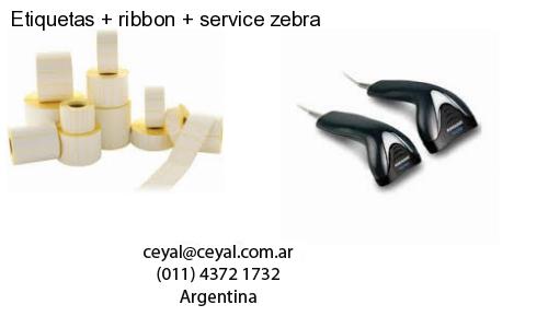 Etiquetas   ribbon   service zebra