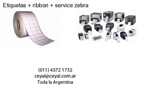 Etiquetas   ribbon   service zebra