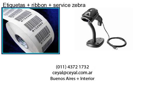 Etiquetas   ribbon   service zebra