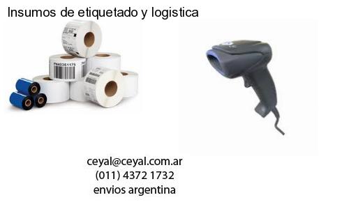 Insumos de etiquetado y logistica
