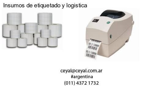 Insumos de etiquetado y logistica