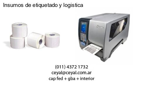 Insumos de etiquetado y logistica