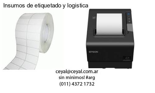 Insumos de etiquetado y logistica