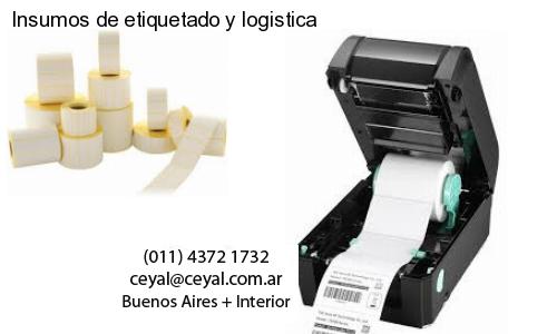 Insumos de etiquetado y logistica