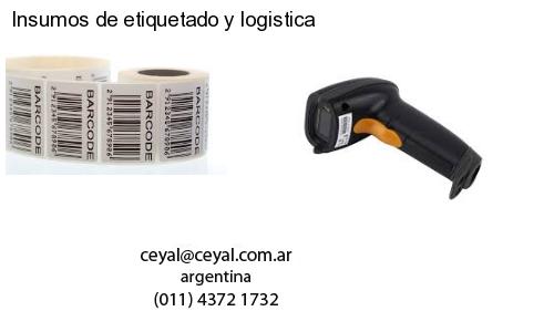 Insumos de etiquetado y logistica