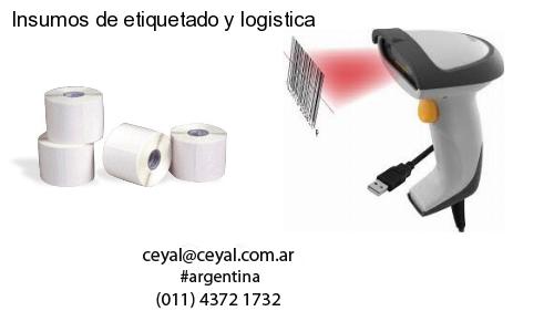 Insumos de etiquetado y logistica