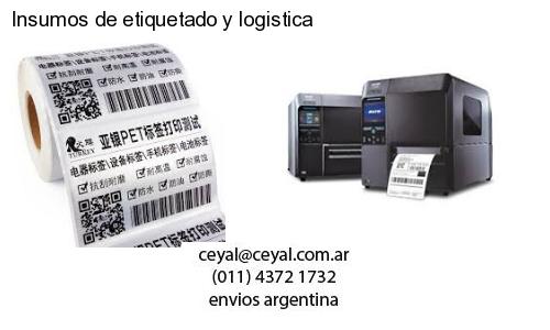 Insumos de etiquetado y logistica