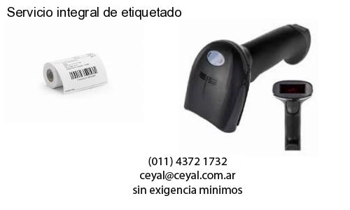 Servicio integral de etiquetado