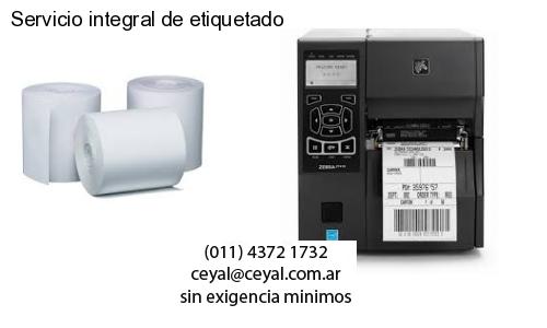 Servicio integral de etiquetado