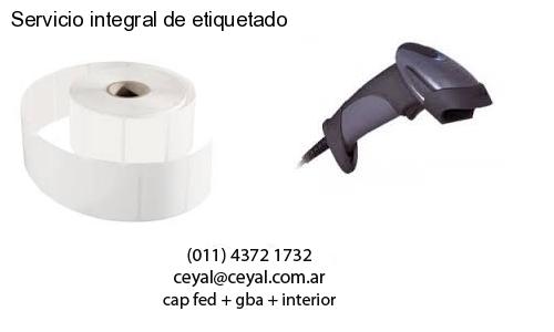 Servicio integral de etiquetado