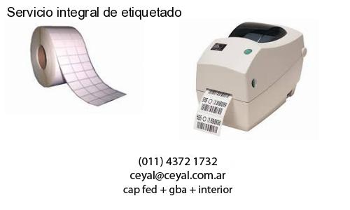 Servicio integral de etiquetado
