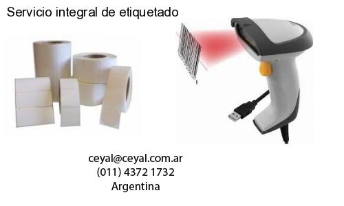 Servicio integral de etiquetado