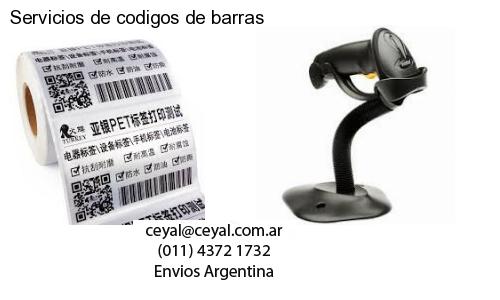 Servicios de codigos de barras
