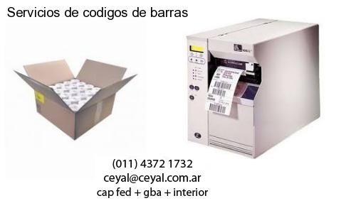 Servicios de codigos de barras