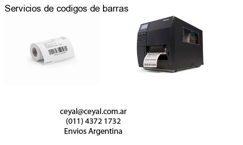 Servicios de codigos de barras