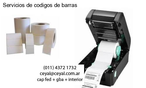 Servicios de codigos de barras