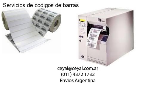 Servicios de codigos de barras