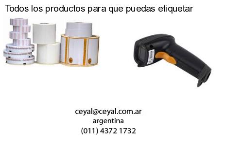 Todos los productos para que puedas etiquetar