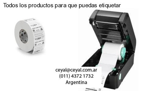 Todos los productos para que puedas etiquetar