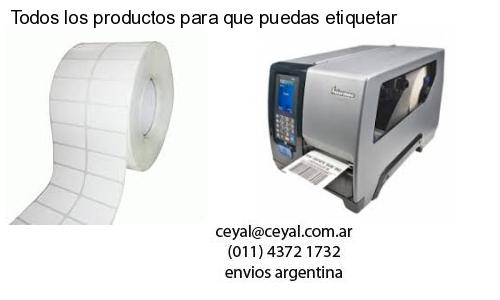 Todos los productos para que puedas etiquetar