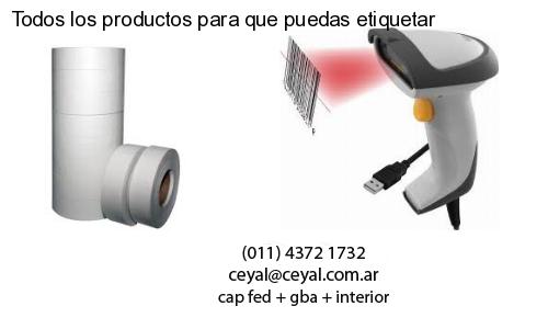 Todos los productos para que puedas etiquetar