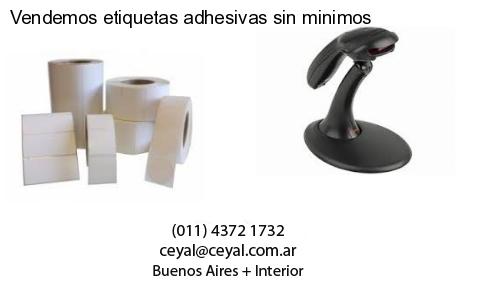 Vendemos etiquetas adhesivas sin minimos