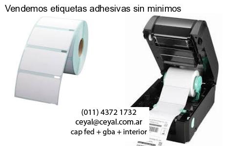 Vendemos etiquetas adhesivas sin minimos