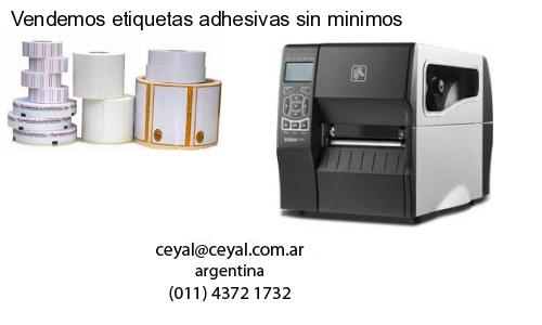 Vendemos etiquetas adhesivas sin minimos