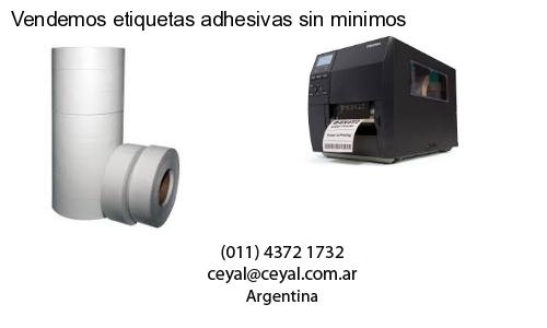Vendemos etiquetas adhesivas sin minimos