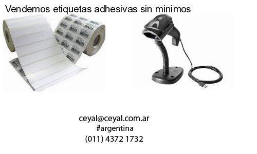 Vendemos etiquetas adhesivas sin minimos