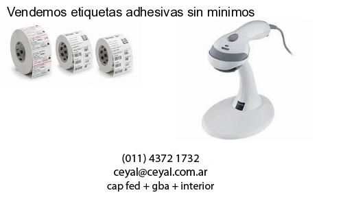 Vendemos etiquetas adhesivas sin minimos