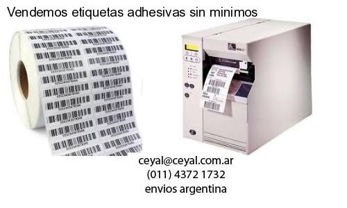 Vendemos etiquetas adhesivas sin minimos