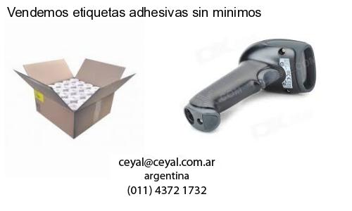 Vendemos etiquetas adhesivas sin minimos