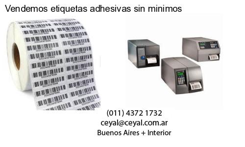 Vendemos etiquetas adhesivas sin minimos