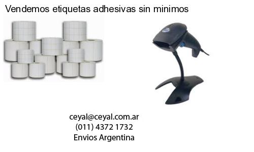Vendemos etiquetas adhesivas sin minimos