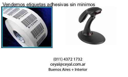 Vendemos etiquetas adhesivas sin minimos