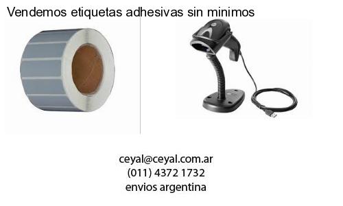 Vendemos etiquetas adhesivas sin minimos