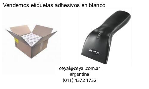 Vendemos etiquetas adhesivos en blanco