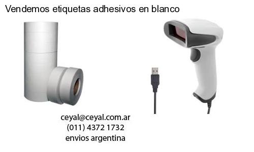 Vendemos etiquetas adhesivos en blanco