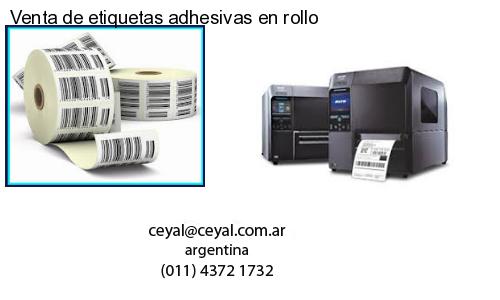 Venta de etiquetas adhesivas en rollo