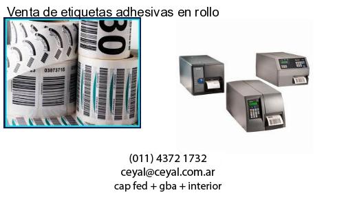 Venta de etiquetas adhesivas en rollo