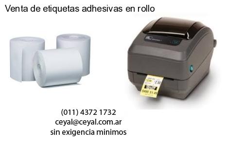 Venta de etiquetas adhesivas en rollo