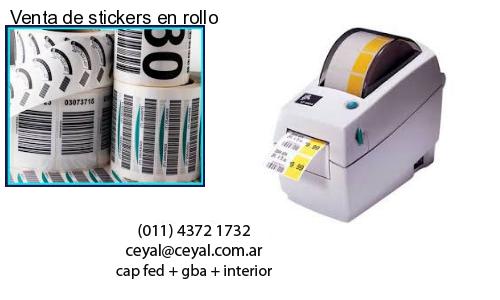 Venta de stickers en rollo