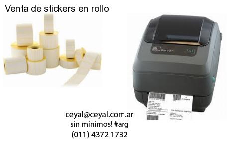 Venta de stickers en rollo