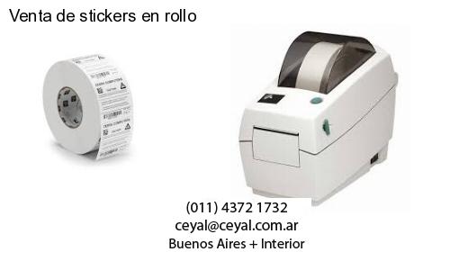 Venta de stickers en rollo