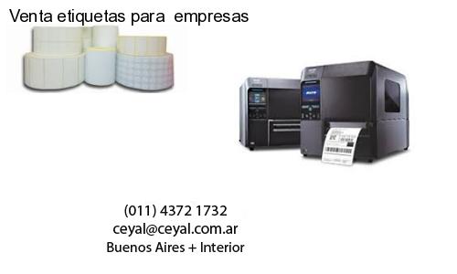 Venta etiquetas para  empresas