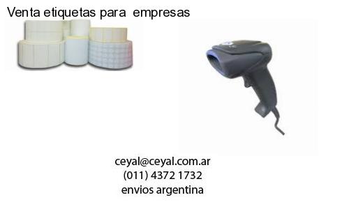 Venta etiquetas para  empresas