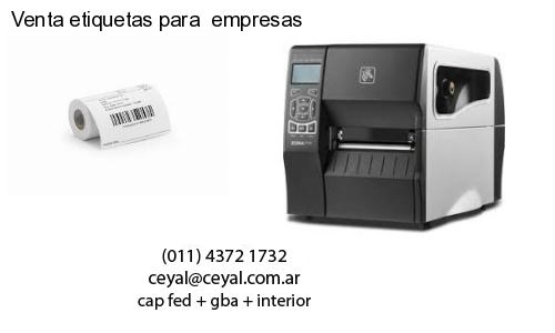 Venta etiquetas para  empresas